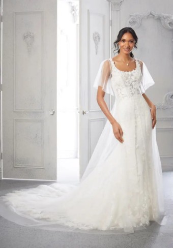 Morilee 137463 Cape #0 default Ivory thumbnail