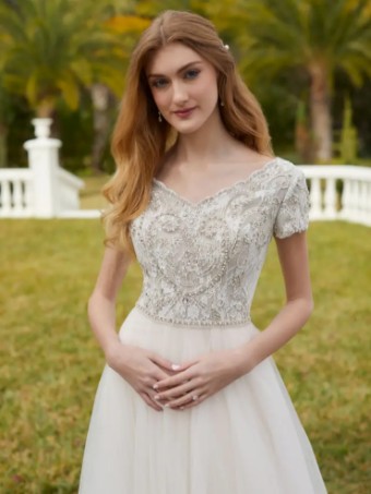 House of Wu 137475 #3 Ivory / Soft Blush thumbnail