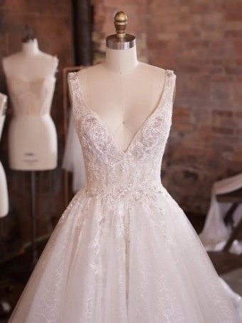 Sottero and Midgley 137188 #8 Ivory/Blush (Natural Illusion) thumbnail