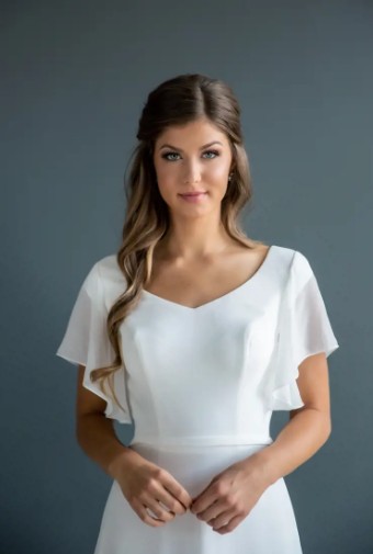 Modest Bridal Collection 136269 #11 thumbnail