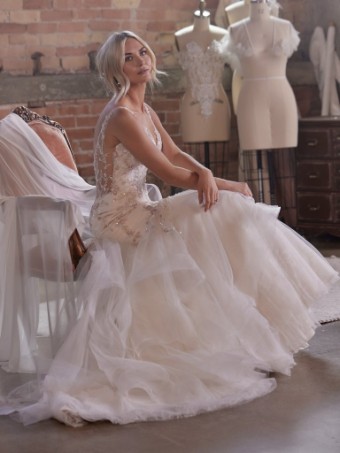 Sottero and Midgley 137185 #12 Blush/Ivory thumbnail