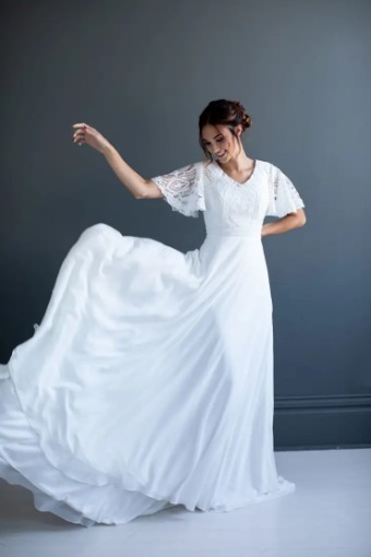 Modest Bridal Collection 138623 #5 Ivory thumbnail
