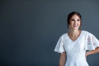 Modest Bridal Collection 138623 #10 Ivory thumbnail
