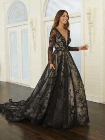 House of Wu 138429 #0 default Black/Blush thumbnail
