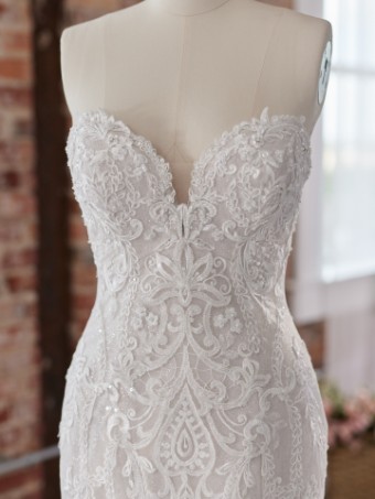 Maggie Sottero 138135 #8 Ivory/Mauve thumbnail