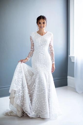 Modest Bridal Collection 138613 #5 Ivory thumbnail