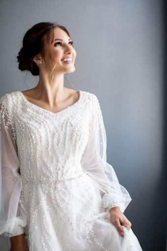 Modest Bridal Collection 138615 #11 Ivory thumbnail