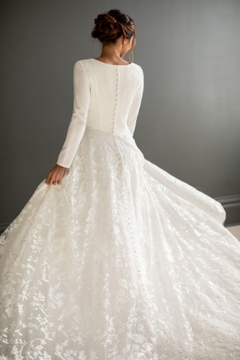 Modest Bridal Collection 138618 #1 Ivory thumbnail