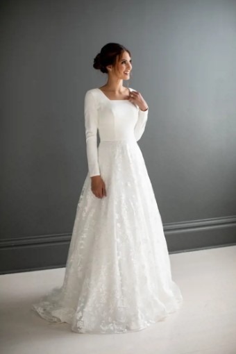 Modest Bridal Collection 138618 #9 thumbnail