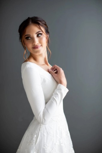 Modest Bridal Collection 138618 #11 thumbnail