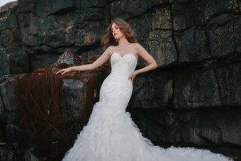 Disney Fairy Tale Weddings Collection 138256 #5 Ivory thumbnail