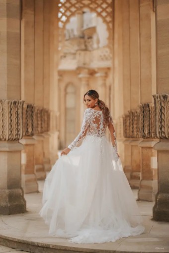 Disney Fairy Tale Weddings Collection 138258 #2 Sand/Champagne/Ivory/Nude thumbnail