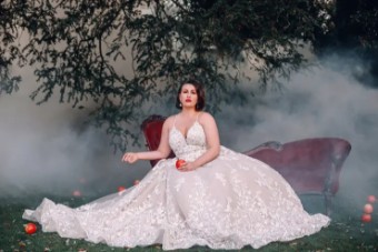Disney Fairy Tale Weddings Collection 137011 #6 Mocha/Champagne/Ivory/Nude thumbnail