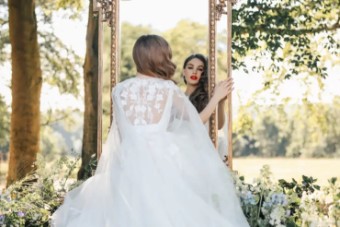 Disney Fairy Tale Weddings Collection 138281 #3 Champagne/Ivory thumbnail