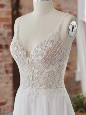 Rebecca Ingram 138100 #10 All Ivory w Ivory Illusion thumbnail