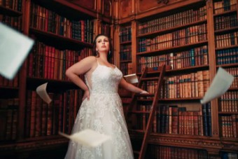 Disney Fairy Tale Weddings Collection 137006 #7 Champagne/Ivory/Nude thumbnail