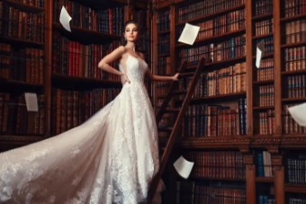 Disney Fairy Tale Weddings Collection 137006 #4 Champagne/Ivory/Nude thumbnail