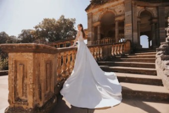 Disney Fairy Tale Weddings Collection 138285 #5 Ivory/Nude thumbnail