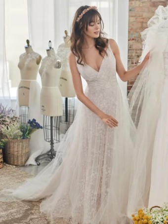 Maggie Sottero 138143 #5 Ivory / Soft Blush thumbnail