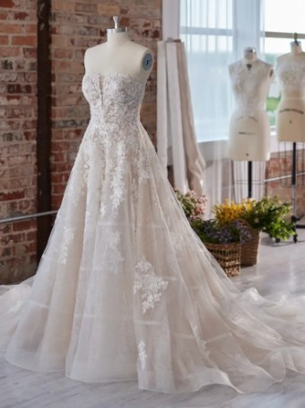 Sottero and Midgley 138169 #10 Ivory/Nude (Natural Illusion) thumbnail