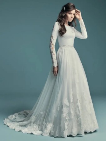 Maggie Sottero 131032 Overskirt #0 default Ivory thumbnail