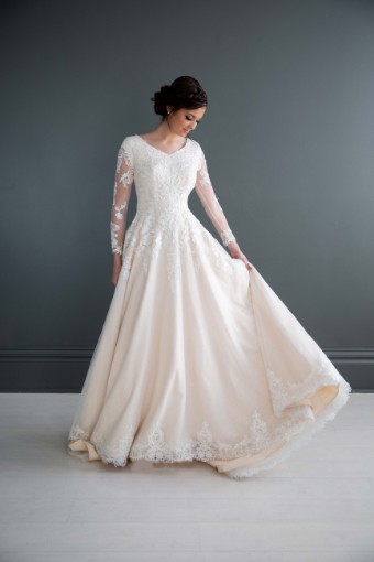 Modest Bridal Collection 136266 #0 default Gold/Ivory thumbnail