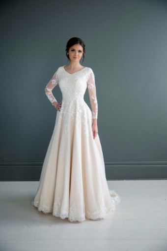Modest Bridal Collection 136266 #3 Gold/Ivory thumbnail