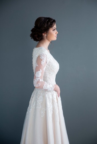 Modest Bridal Collection 136266 #4 Gold/Ivory thumbnail