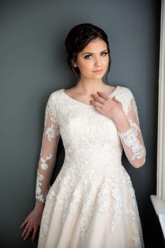 Modest Bridal Collection 136266 #7 Gold/Ivory thumbnail