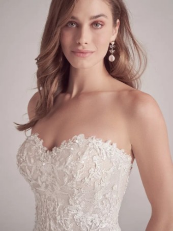Maggie Sottero 139164 #11 Ivory/Pewter Accent over Blush (Natural Illusion) thumbnail