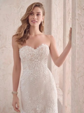 Maggie Sottero 139164 #3 Ivory/Pewter Accent over Blush (Natural Illusion) thumbnail