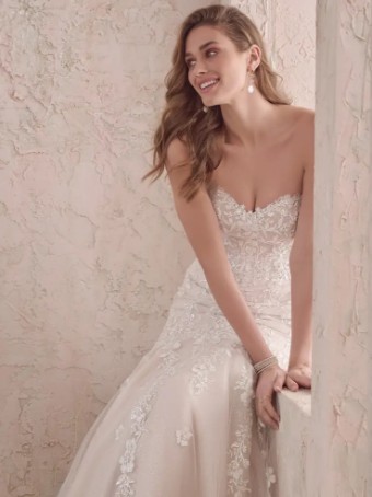 Maggie Sottero 139164 #10 Ivory/Pewter Accent over Blush (Natural Illusion) thumbnail