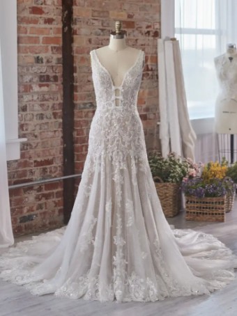 Sottero and Midgley 138165 #6 Mocha/Iv/Nude thumbnail