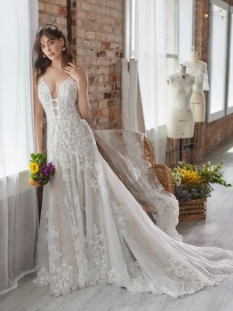 Sottero and Midgley 138165 #5 Mocha/Iv/Nude thumbnail