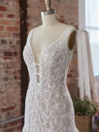 Sottero and Midgley 138165 #8 Mocha/Iv/Nude thumbnail