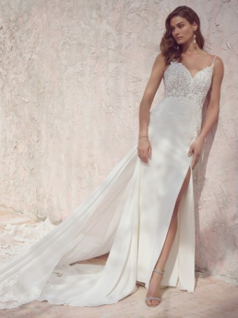 Maggie Sottero 139158 Overskirt #5 Ivory thumbnail