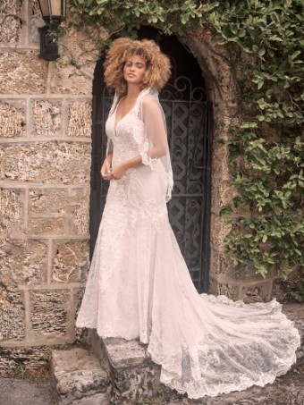 Maggie Sottero 136140 #5 Ivory/Mauve/Nude thumbnail