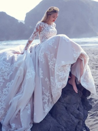 Sottero and Midgley 138171 #40 Ivory/Nude (Natural Illusion) thumbnail