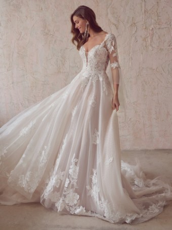 Maggie Sottero 139150 #6 Ivory/Mauve/Nude thumbnail