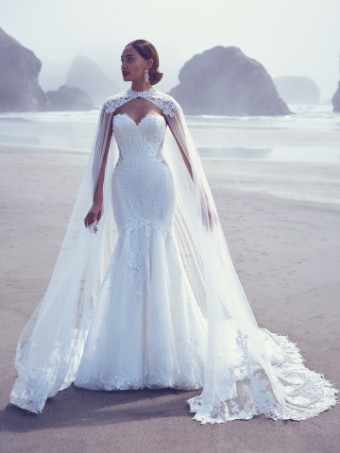 Maggie Sottero 139193 Cape #1 Ivory thumbnail