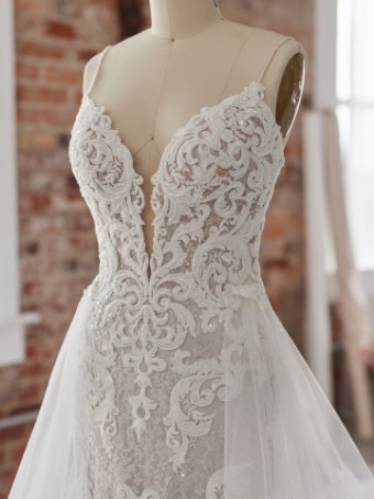 Maggie Sottero 138180 Overskirt #3 Ivory thumbnail
