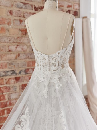 Maggie Sottero 138180 Overskirt #4 Ivory thumbnail