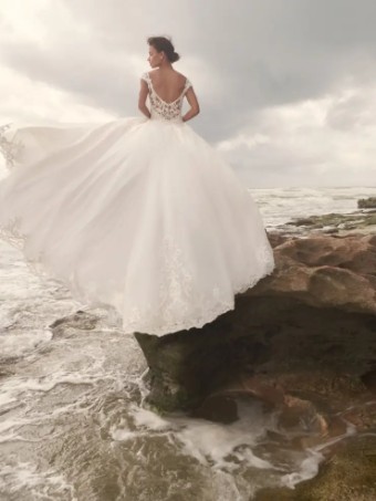 Sottero and Midgley 136199 Overskirt #1 Ivory thumbnail