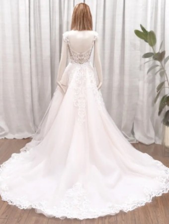 Sottero and Midgley 136199 Overskirt #3 default Ivory thumbnail