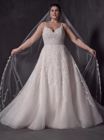 Sottero and Midgley 139185 #8 Ivory/Mauve thumbnail