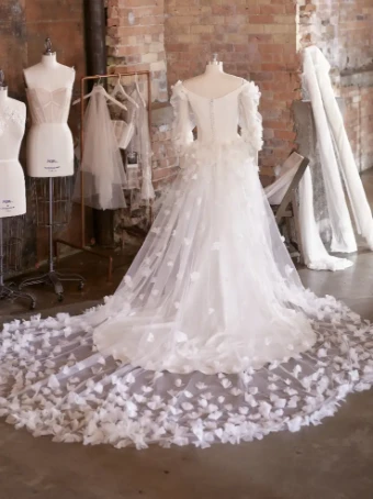 Maggie Sottero 138077 Overskirt #1 Ivory thumbnail