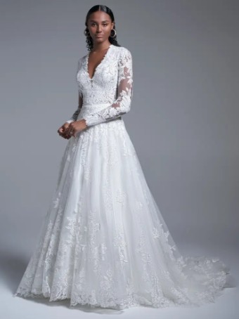 Sottero and Midgley 139181 #16 Mocha/Iv/Nude thumbnail