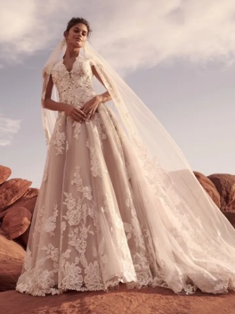 Sottero and Midgley 139181 #14 Mocha/Iv/Nude thumbnail