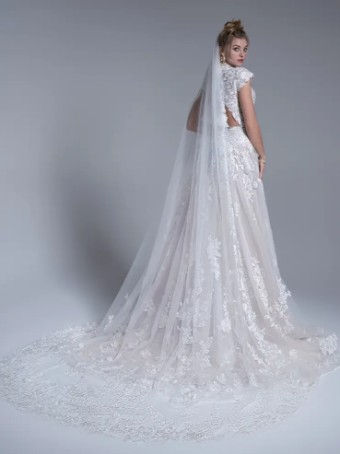 Sottero and Midgley 139181 #7 Mocha/Iv/Nude thumbnail