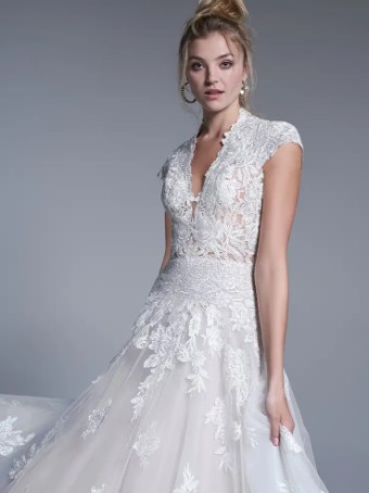 Sottero and Midgley 139181 #5 Mocha/Iv/Nude thumbnail